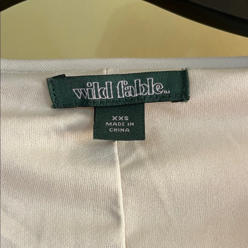 Wild Fable bell sleeve fully lined Cream Sequin Long Sleeve Dress - Picture 2 of 5